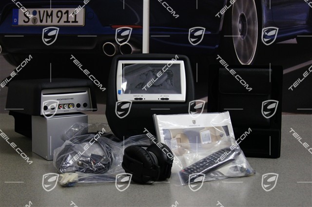 DVD headrest monitor, basic package, black