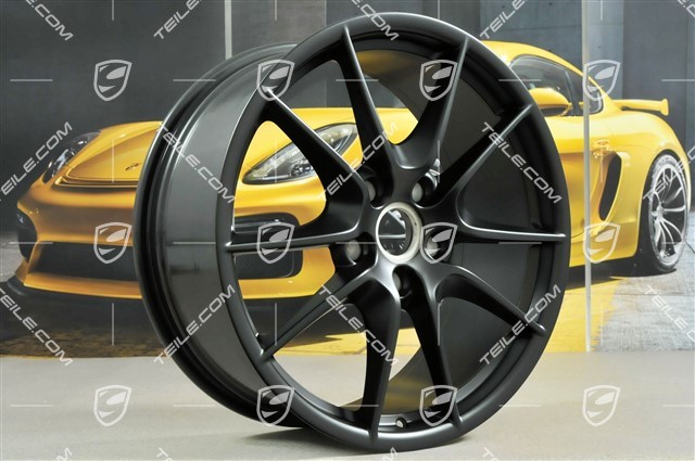 20-inch Carrera S III wheel, 8,5J x 20 ET51 black satin mat