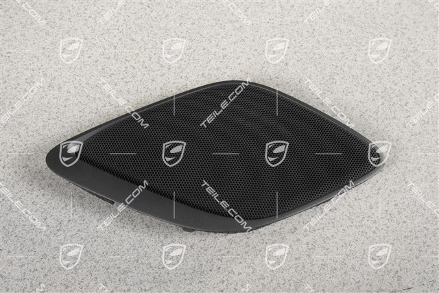 Speaker cover / grille, black, R