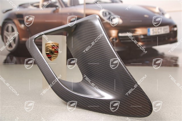 Air ilnlet grille for side panel, carbon, GT2 RS, R