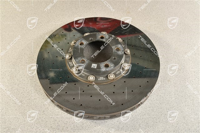 PCCB ceramik brake disc, Taycan / Panamera, 20-inch / 420mm, damaged on the inner edge (photos), L