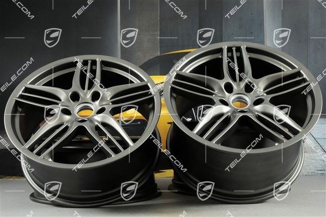 20" Sport Design wheel rim set, 8,5J x 20 ET51 + 11J x 20 ET52, platinum satin matt