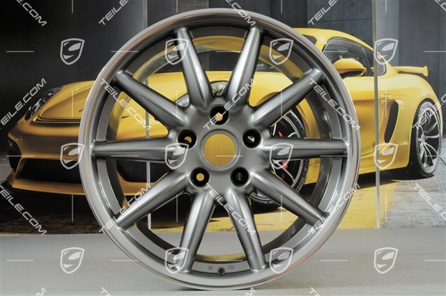 19-inch Carrera Sport wheel set, 8,5J x 19 ET55 + 11,5J x 19 ET67, GT Silver