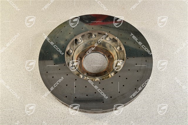 PCCB Ceramic brake disc, rear, damaged (photos), R