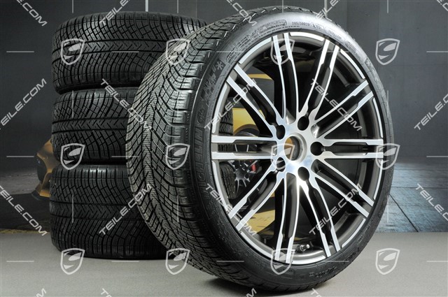 20-inch winter wheels set "Turbo", rims 8,5J x 20 ET51 + 11J x 20 ET56 + Michelin Pilot Alpin PA4 N1 winter tires 245/35 R20 + 295/30 R20, with TPM