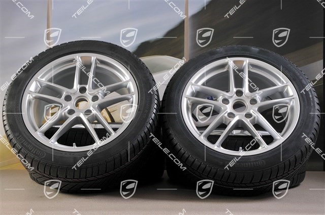 19-inch TURBO II winter wheel set, wheels 9J x 19 ET 60 + 10J x 19 ET61 + Continental winter tyres 255/45 R19+285/40 R19, with TPM