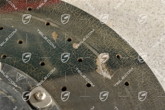 PCCB ceramik brake disc, 20-inch / 420mm, damaged, R