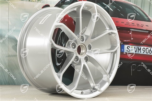 20-inch GT4 wheel rim, 11J x 20 ET50, brilliant silver