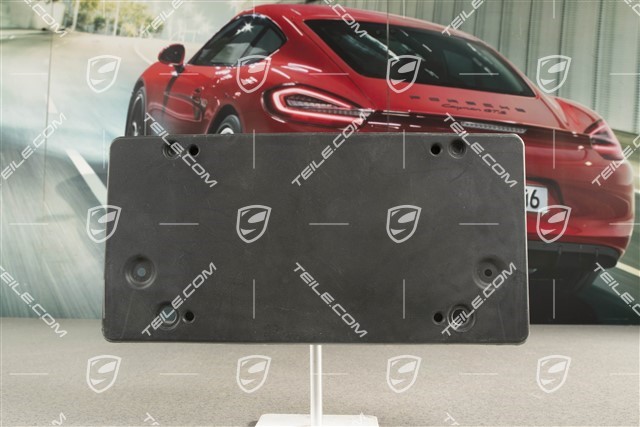 Front bumper licence plate support / holder, Sport Design Package, USA