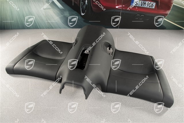 Coupe / Targa/  Convertible, Back seat lower / cushion, Leather, black