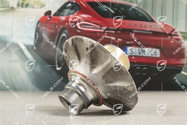 Turbo / Turbo S, Front axle Wheel hub for central wheel lock, L=R