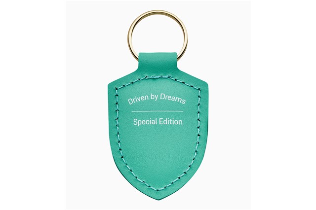 Crest Keyring'Driven by Dreams' – 75Y, mint green