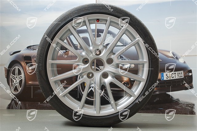 19-inch SportDesign summer wheel set, wheels 8J x 19 ET57 + 11J x 19 ET 51 + NEW summer tyres 235/35 ZR 19 + 305/30 ZR 19