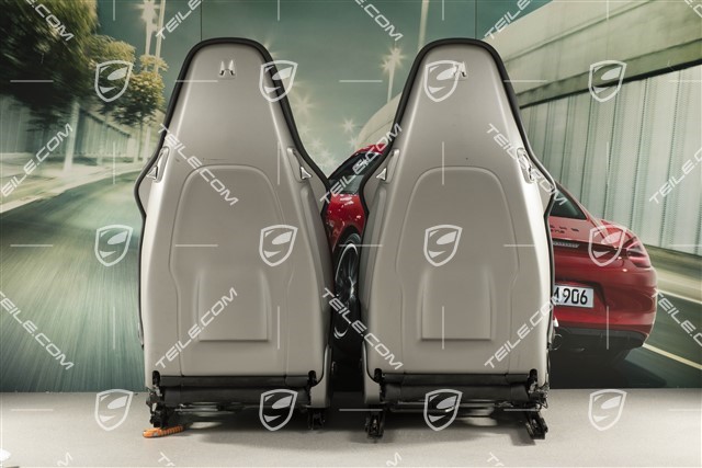 Sport Seats, el. adjustable, 18-way, heating, lumbar, leather/Alcantara, logo GTS, black/Silver, L+R