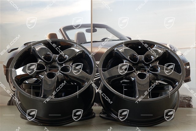 18-inch Cayenne Turbo wheel set, black