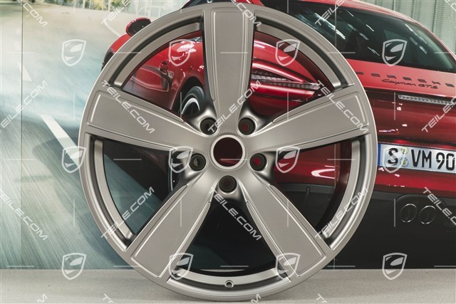 22-inch wheel rim, Sport Classic, 10J x 22 ET48, Platinum satin-matt