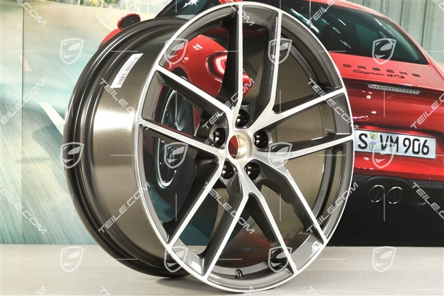 20-inch wheel rim "Macan S" 9J x 20 ET26, Titanium