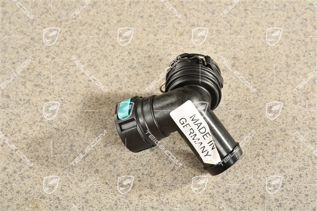 Cooling system overflow hose adapter / quick coupling