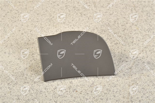 Door card rear cap / trim, Platinum Grey, R
