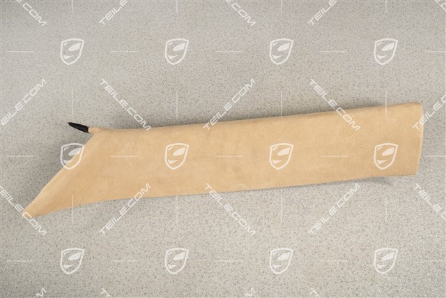 A-pillar Side trim / linning, Alcantara Luxor beige, Coupe, L