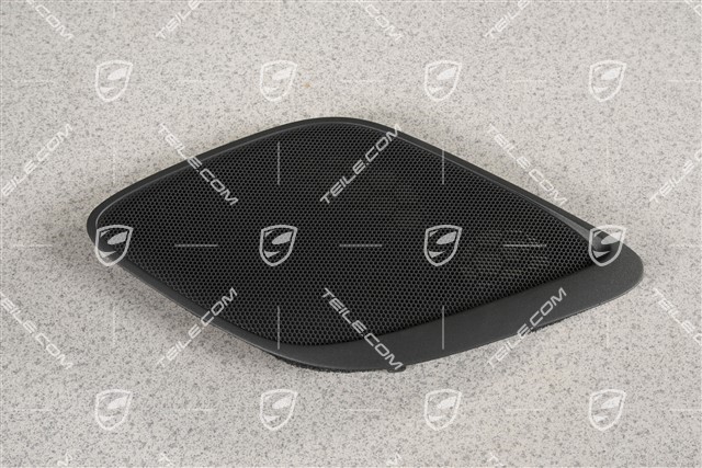 Speaker cover / grille, black, L