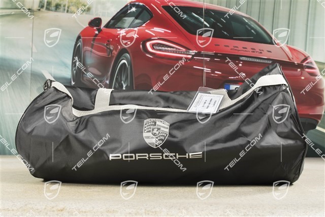 Pokrowiec z herbem Porsche, do 911 bez spoilera, z jednym lusterkiem (lewym)