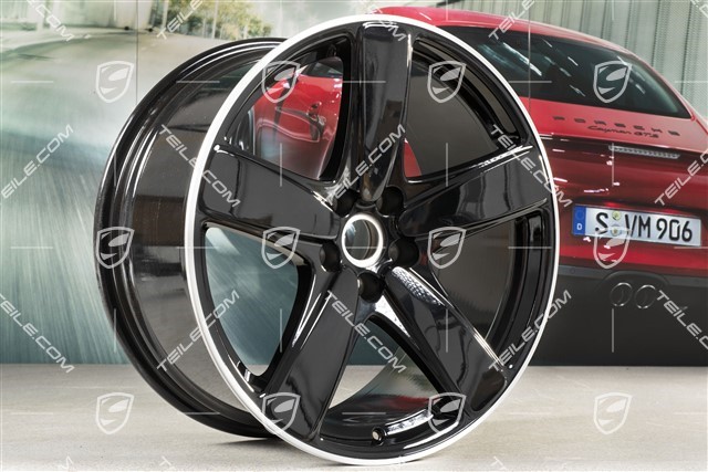 19"-inch alloy wheel Macan SportClassic, 8J x 19 ET21 + 9J x 19 ET21, black high gloss