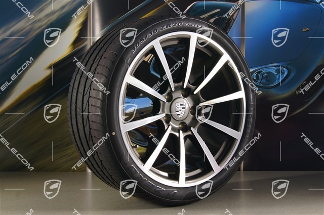 20" summer wheel set Carrera Classic II, wheel 8,5J x 20 ET51 + 11J x 20 ET52 + NEW Tyres 245/35 ZR20 + 305/30 ZR20, without TPMS
