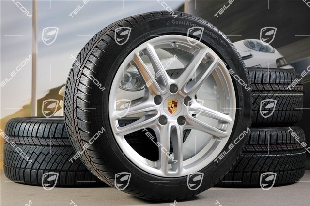 19-inch TURBO winter wheel set, wheels 9J x 19 ET 60 + 10J x 19 ET61 + NEW Continental winter tyres 255/45 R19+285/40 R19
