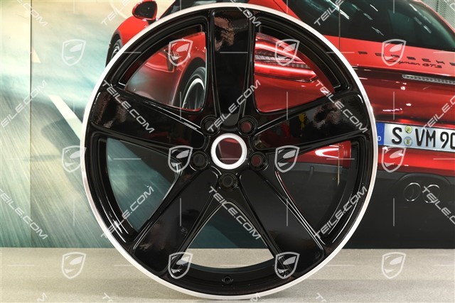 19-inch wheel rim Macan Sport Classic, 8,5J x 19 ET21, black high gloss