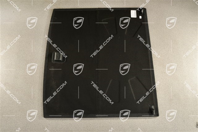 Luggage compartment cover, black