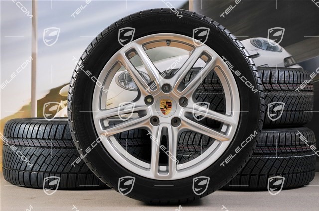19-inch TURBO winter wheel set, wheels 9J x 19 ET 60 + 10J x 19 ET61 + tyres Continental 255/45 R19+285/40 R19, with TPM