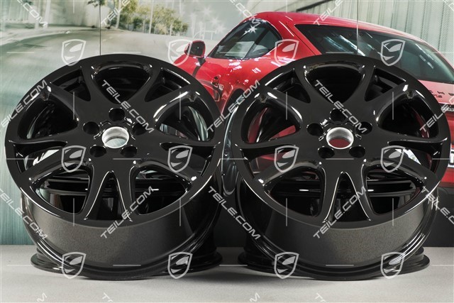 20-inch wheel rim set Sport Design, SPEEDLINE, rims 9J x 20 ET60, black high gloss