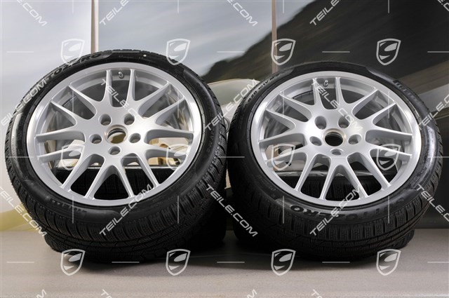 20-inch RS Spyder winter wheel set, wheels: 9,5J x 20 ET65 + 10,5J x 20 ET65 + Pirelli winter tyres 255/40 R20 + 285/35 R20 + TPM sensors