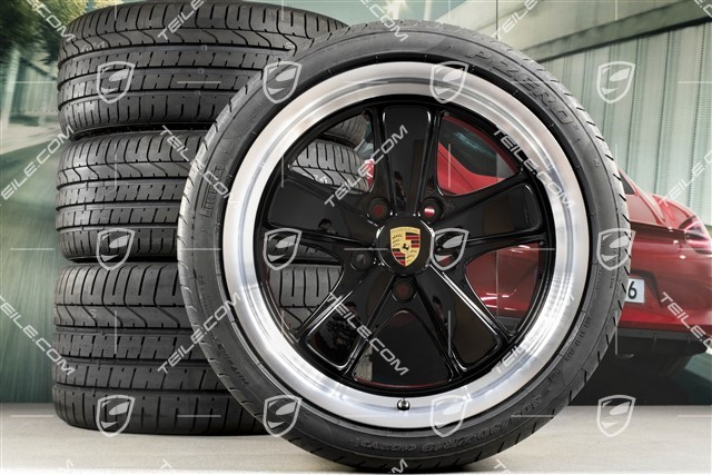 19-inch "911 Sport Classic" summer wheel set, wheels 8,5J x 19 ET55+11,5Jx19 ET67, Michelin summer tyres 235/35 ZR19 + 305/30 ZR19, with TPMS