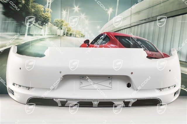Rear bumper, C2/C2S, without Sports exhaust system, with ParkAssist and reversing camera