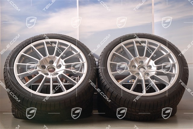 21-inch Cayenne SportPlus winter wheel set, wheels 10Jx21 ET50 + 10Jx21 ET45, tyres 295/35 R21Y