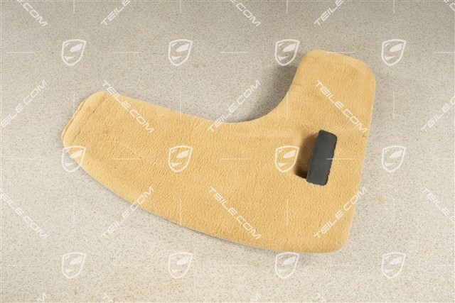 Cover, side trim panel, Tufting velour, Sand beige, R