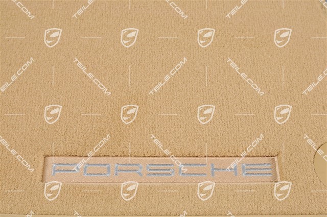 Floor mat set, Climatronic free of CFCs, Luxor Beige