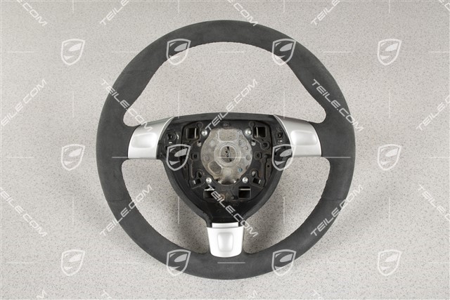 Sports steering wheel, Alcantara, Manual transmission, black