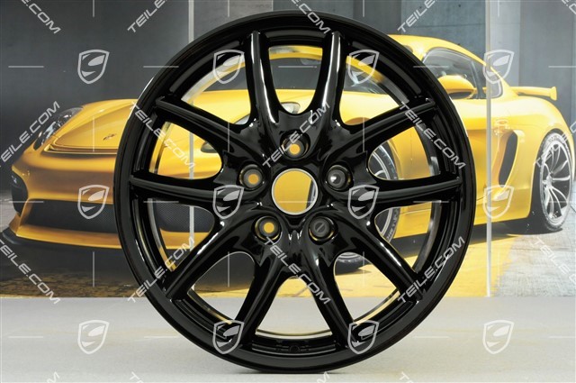 19-inch Cayenne Design wheel, 9J x 19 ET60, black high gloss