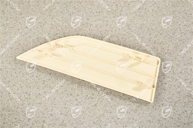 Trunk side trim panel lower cover, Cream, R