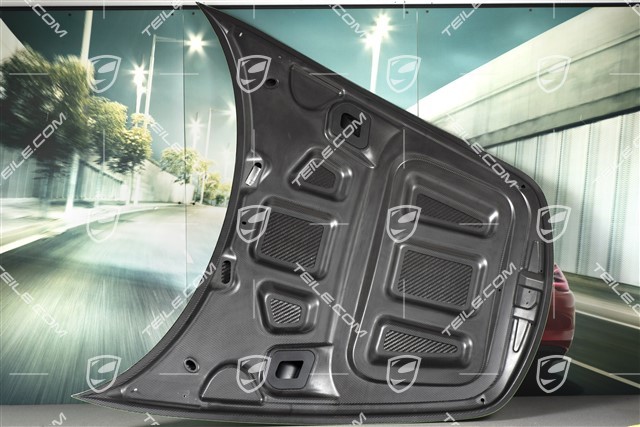 Maska przednia / pokrywa bagażnika, Carbon, lakierowana, kompletna, zawiera wloty powietrza, GT3RS II