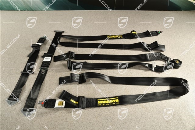 Six-point safety belt, Black, GT3, GT3 RS, GT2 RS, 991 CUP (not valid after 2023)