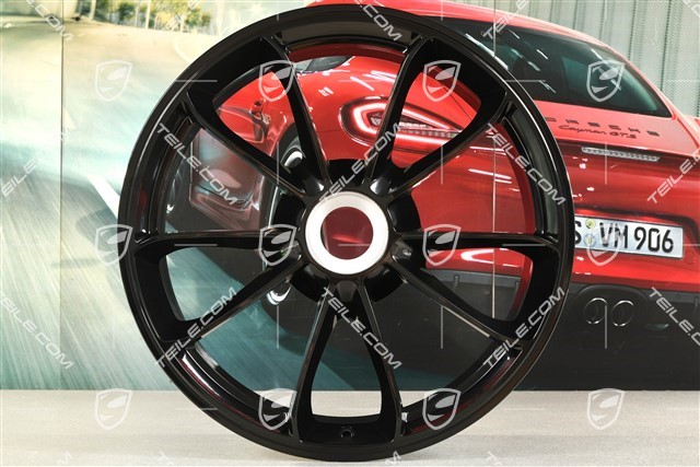 20-inch wheel GT3, 9J x 20 ET55, in high gloss black