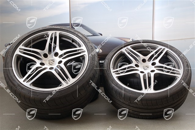 19-inch Turbo I summer wheel set, wheels 8 J x 19 ET 57 + 11 J x 19 ET 51 + tyres 235/35 ZR 19 + 305 /30 ZR 19