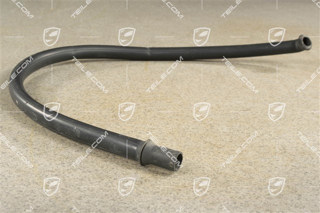 Convertible top compartment water drain hose