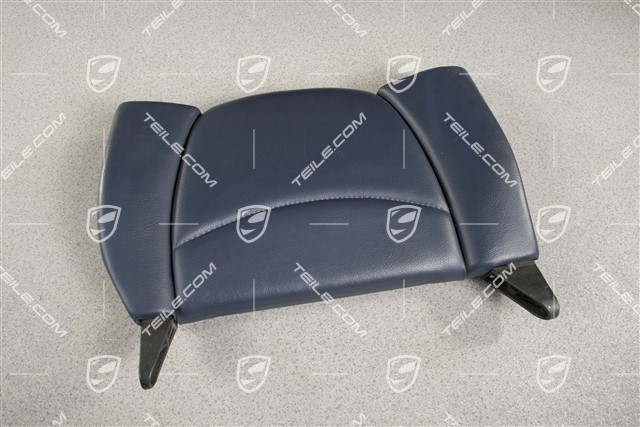 Back seat backrest, rear, leatherette, night blue, cabrio, R