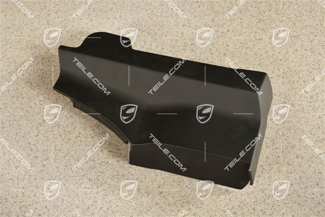 Targa top, storage cover lining, lateral, Black, L