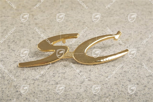 "SC" logo, Gold plated